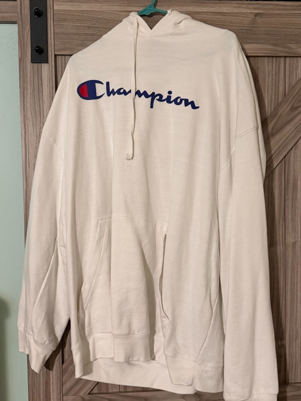 Champion Men's White hoodie